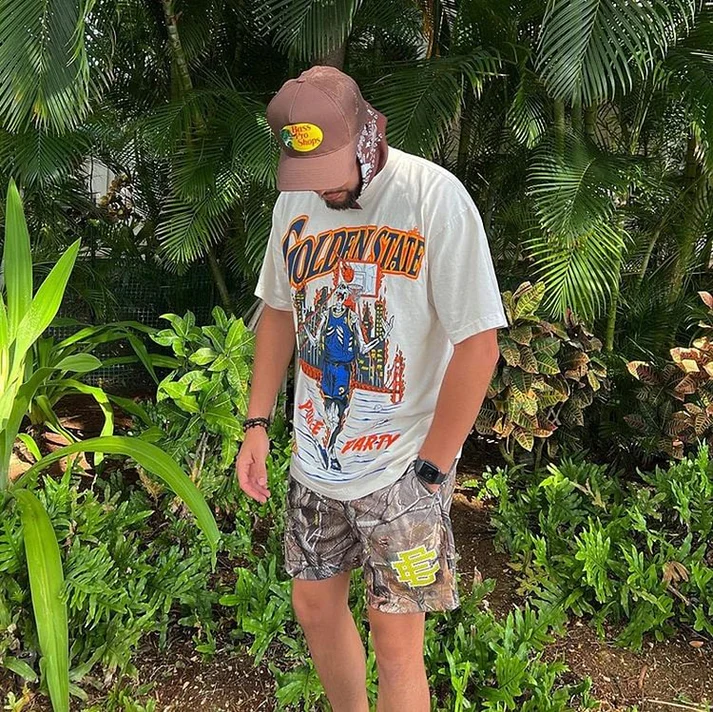 EE Shorts - Camo Giallo