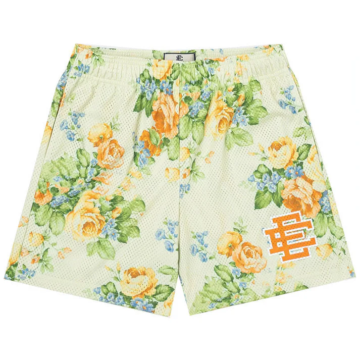 EE Shorts - Flowers Verde